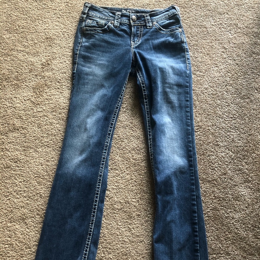 Silver jeans